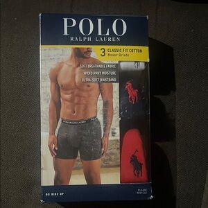 Polo Ralph Lauren 3 Classic fit cotton boxer briefs